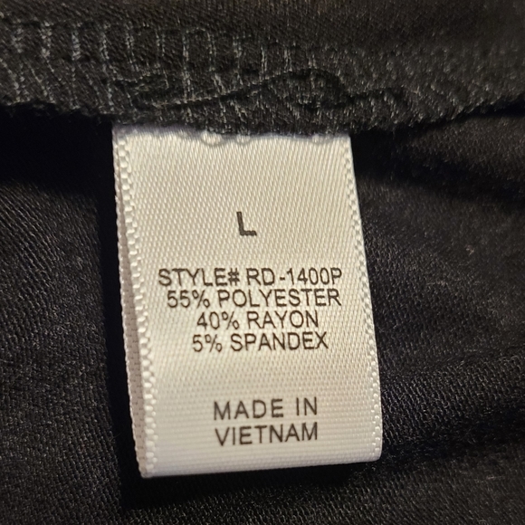 *SOLD* Zenana Premium Sleeveless A-line Dress Black Sz L - Picture 5 of 6